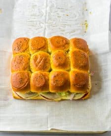 Italian Sub Sliders assembled