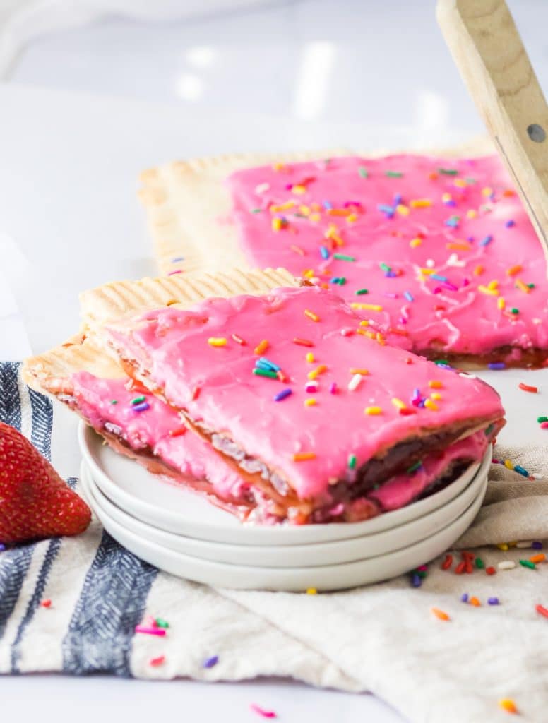 Sheetpan Poptart plated