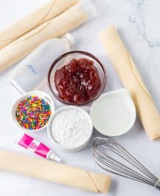 Sheetpan Poptart ingredients