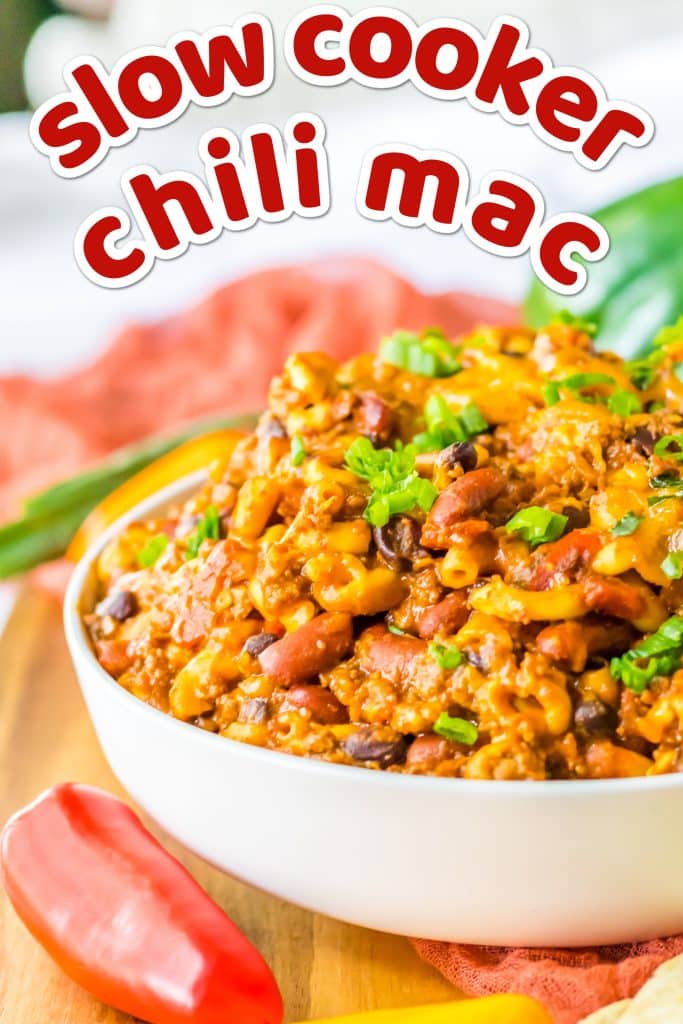 Slow Cooker Chili Mac graphic