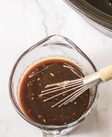 Slow Cooker Honey Balsamic Pork Loin sauce ingredients
