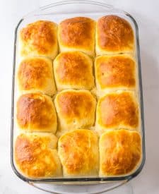 Lunch Lady Rolls in pan