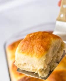 Lunch Lady Rolls on spatula