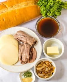 French Dip Pull Apart Bread ingredients