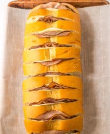 French Dip Pull Apart Bread process