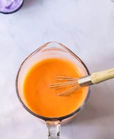 No Bake Halloween Lush orange layer