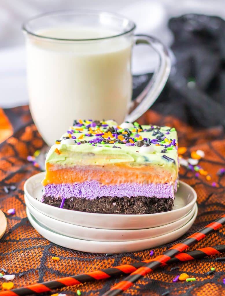 No Bake Halloween Lush plated