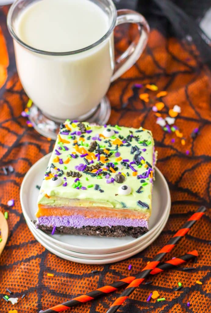 No Bake Halloween Lush plated