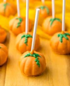 Pumpkin Cookie Truffles on tray