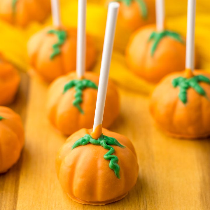 Pumpkin Cookie Truffles on tray