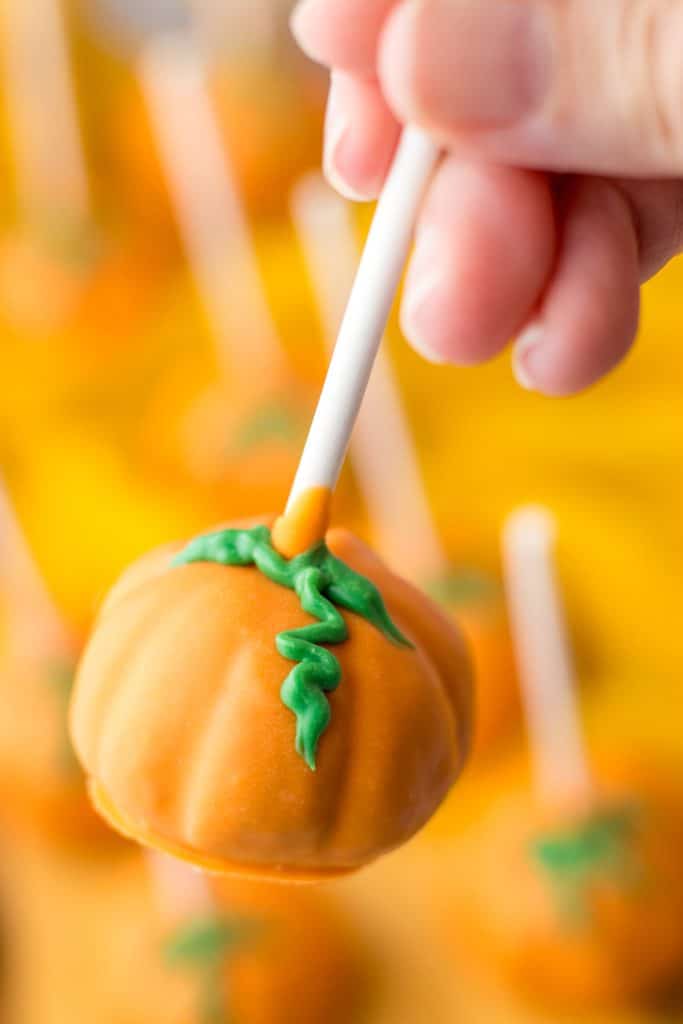 Pumpkin Cookie Truffles close up