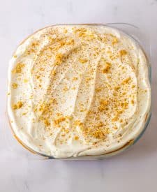 No Bake Pumpkin Lush in pan