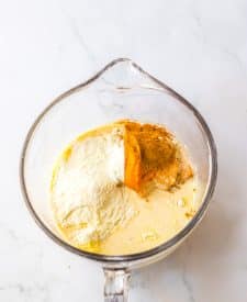 No Bake Pumpkin Lush ingredients in bowl