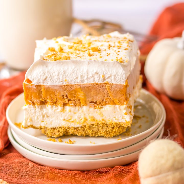 No Bake Pumpkin Lush plated