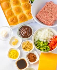 Sloppy Joe Sliders ingredients