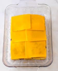 Sloppy Joe Sliders with meat and cheese in pan