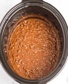 Slow Cooker Cincinnati Chili in slow cooker