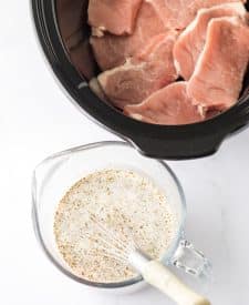 Slow Cooker Marry Me Porkchops mixed up