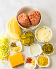 Big Mac Wraps ingredients