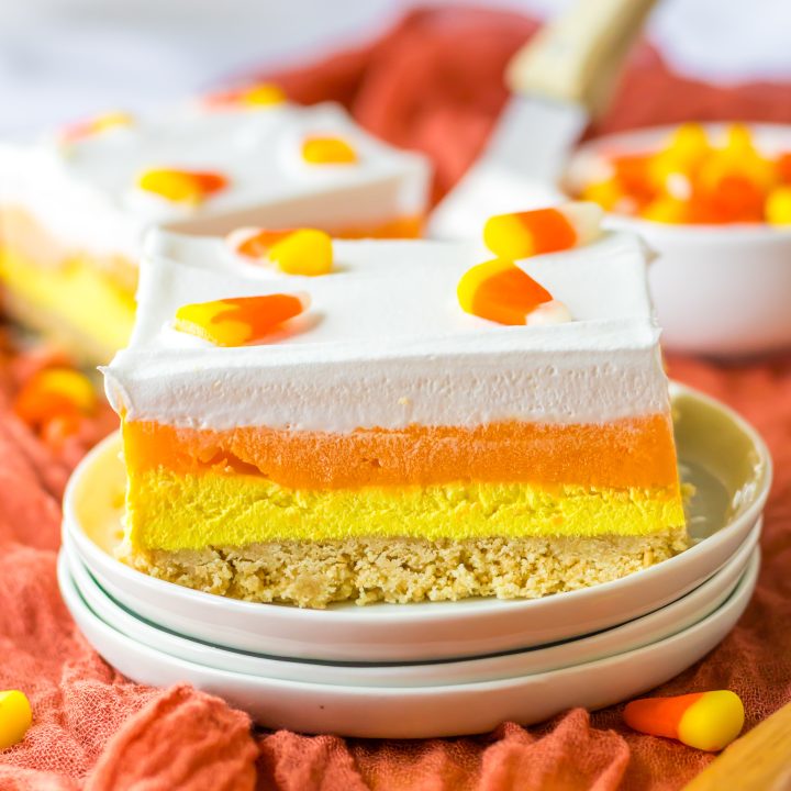 Candy Corn Lush plated