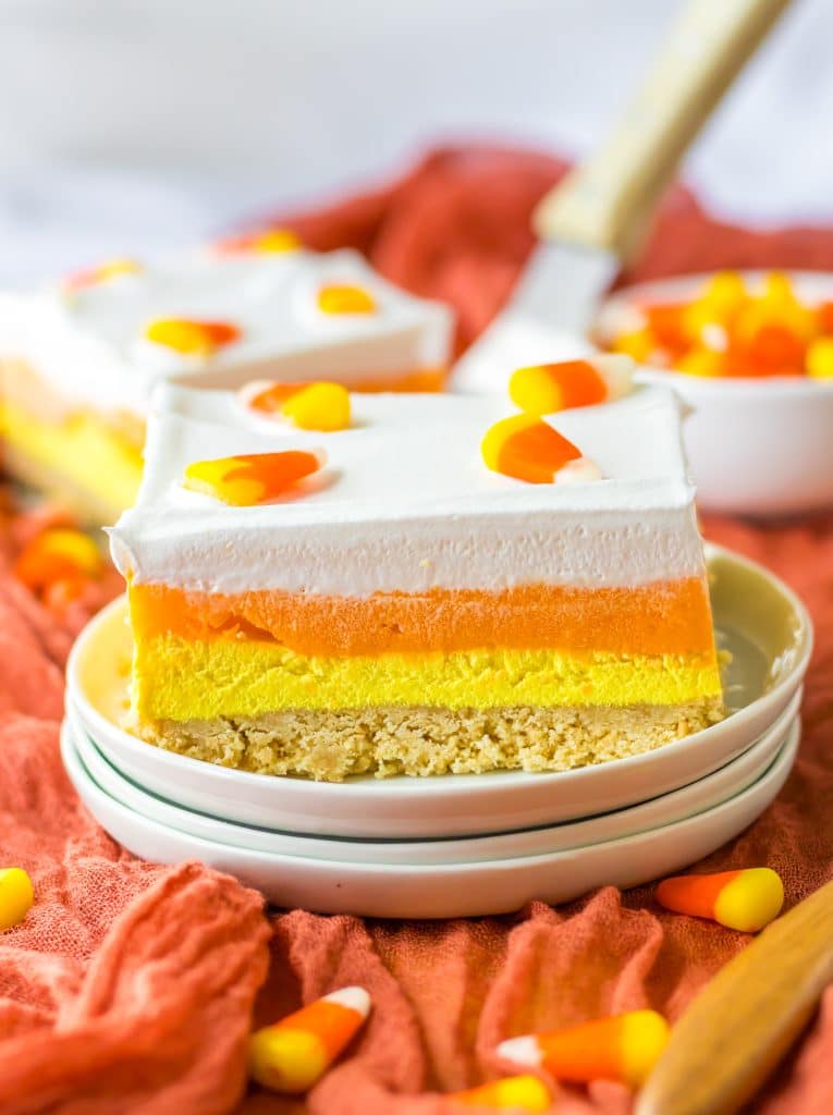 Candy Corn Lush plated