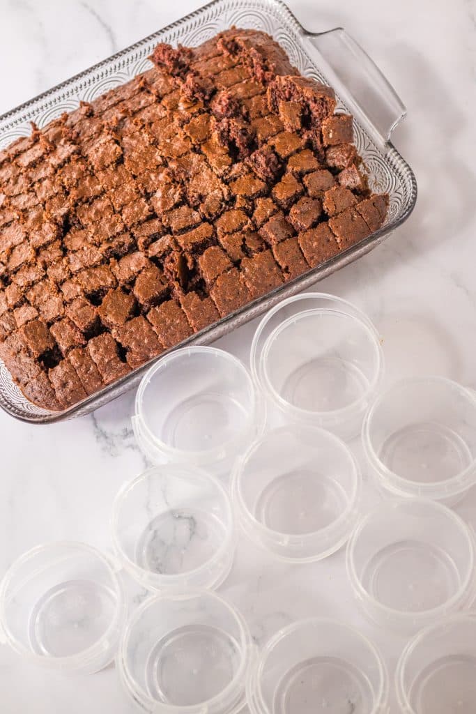 Graveyard Pudding Cups assembly