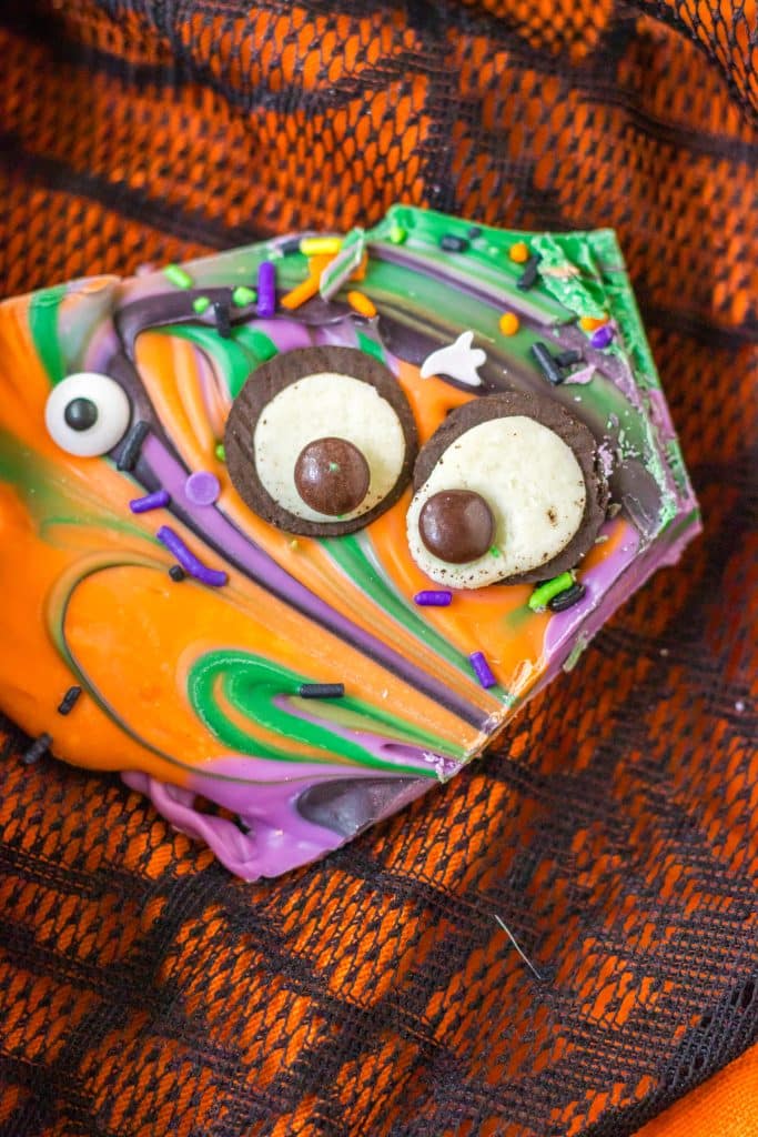 Halloween Bark piece