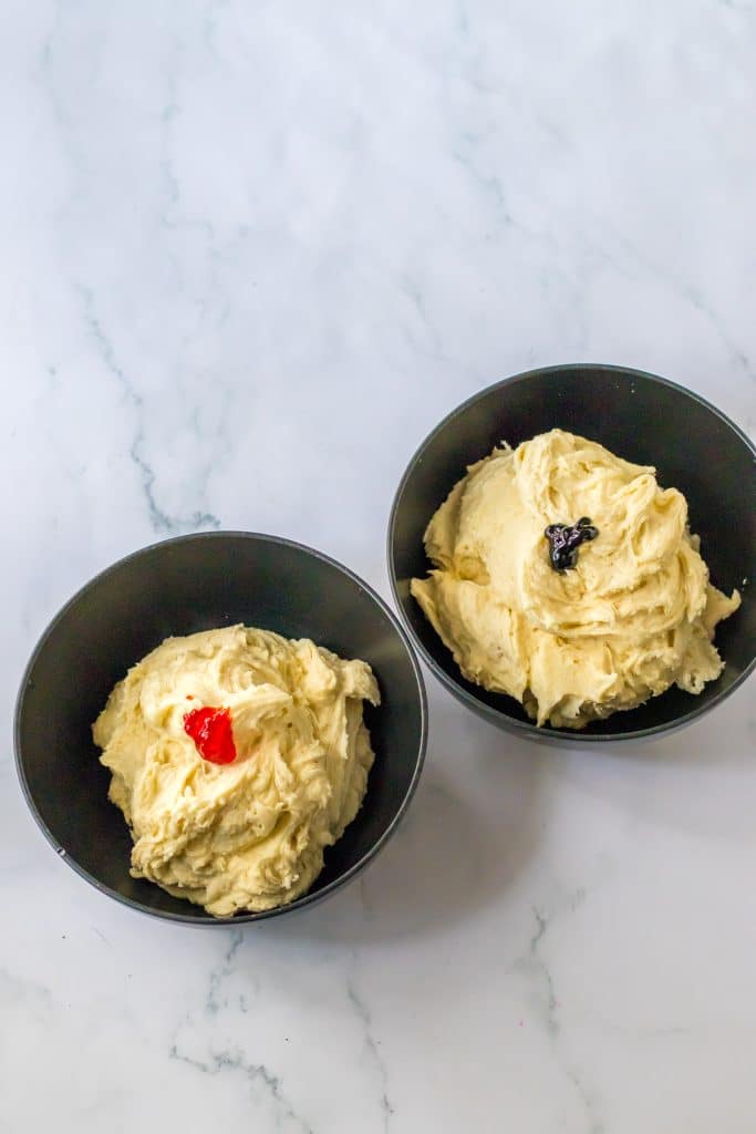Halloween Sugar Cookie Bars batter