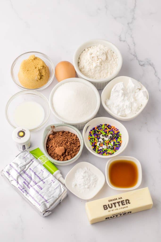 Stuffed Black Velvet Cookies ingredients