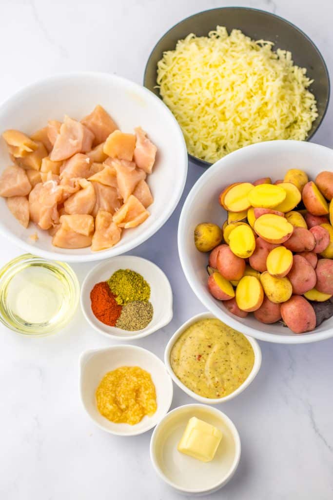 Garlic Parm Chicken & Potatoes ingredients