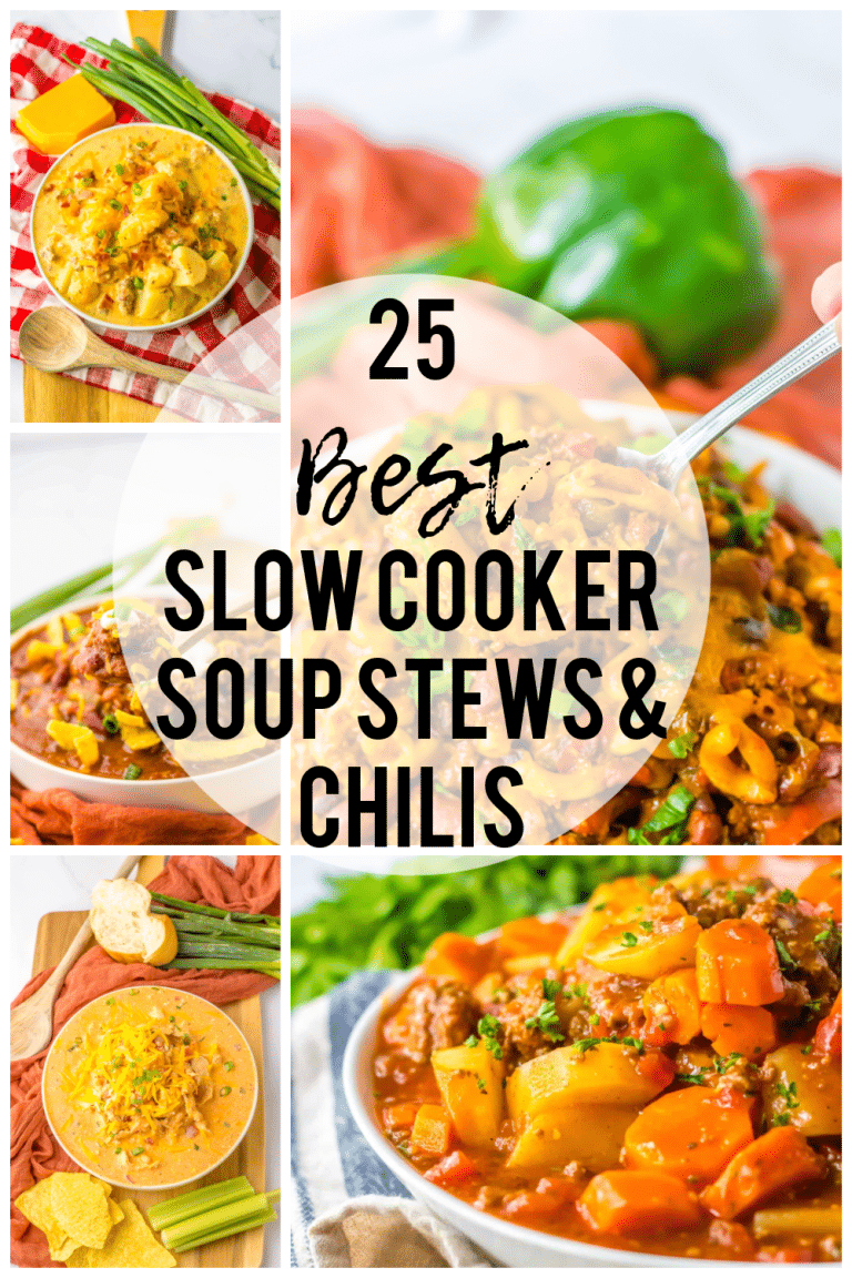 25 Best Slow Cooker Soup Stews and Chilis