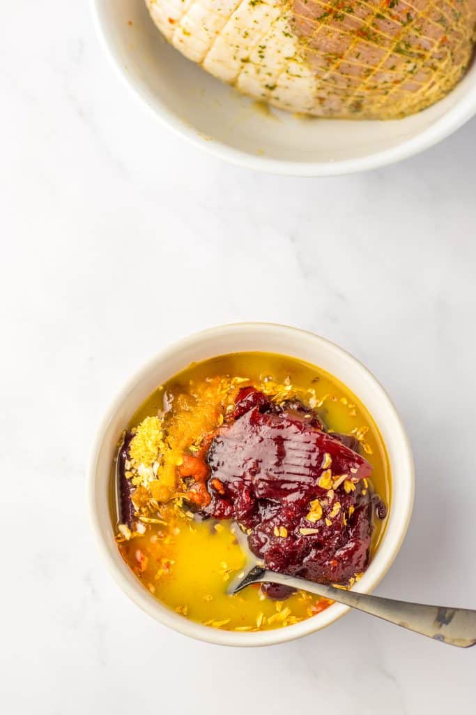 Slow Cooker Cranberry Turkey Roast sauce