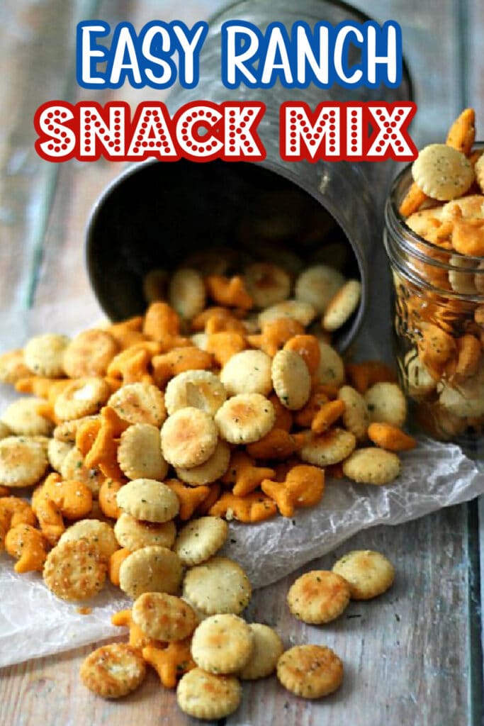 easy ranch snack mix graphic