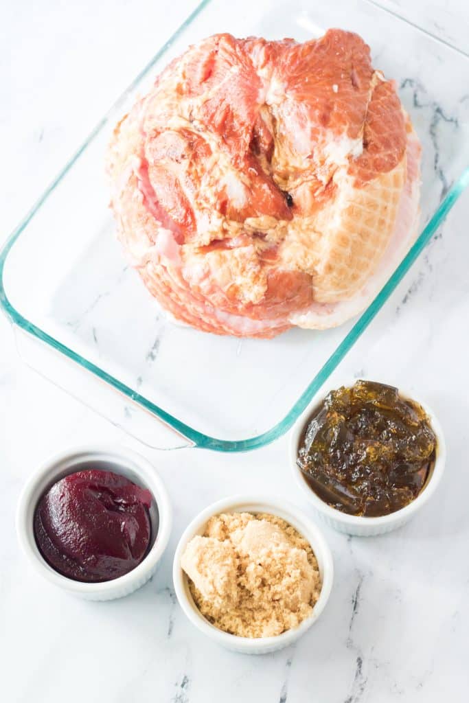 Cranberry Pepperjelly Spiral Ham ingredients