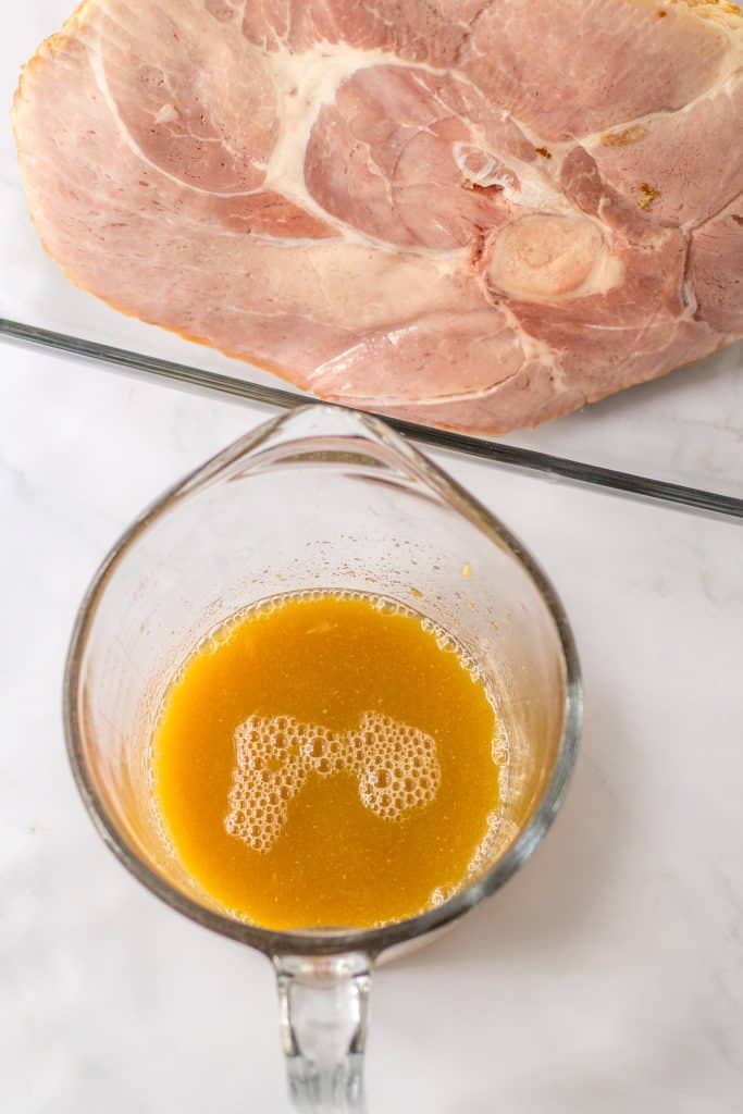 Old Fashion Holiday Glazed Ham glaze