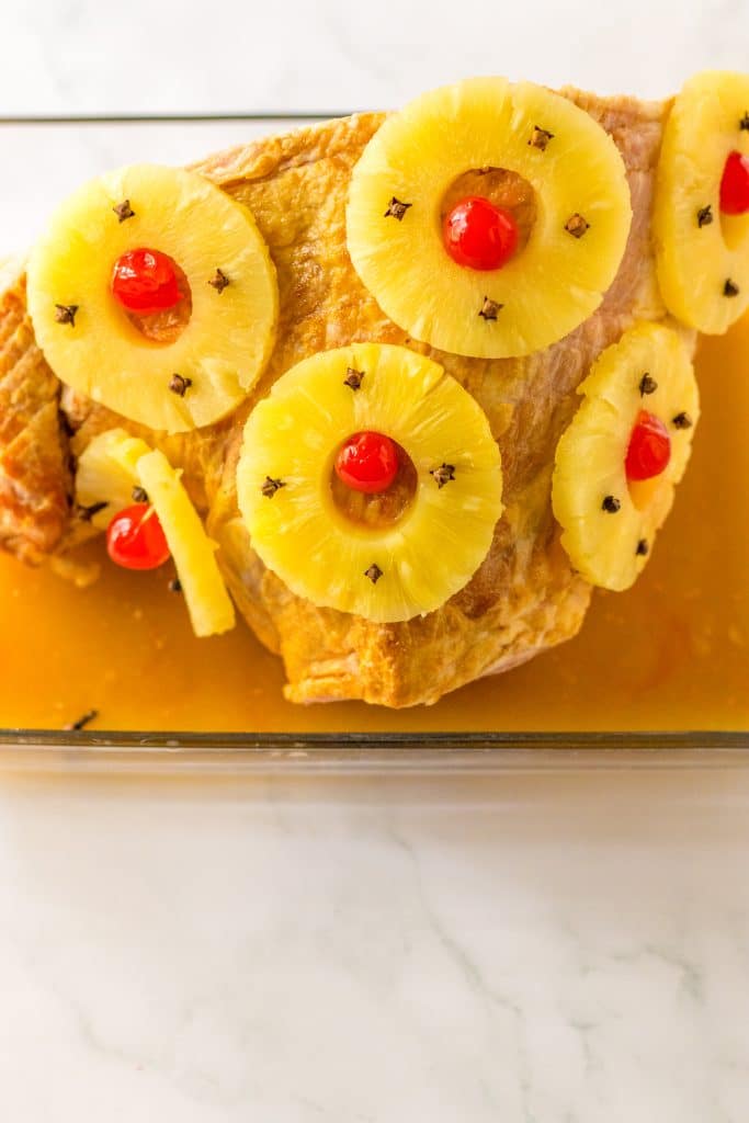 Old Fashion Holiday Glazed Ham before cooking