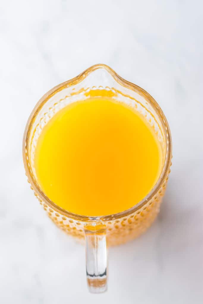 Thanksgiving Punch mixed in pitcher