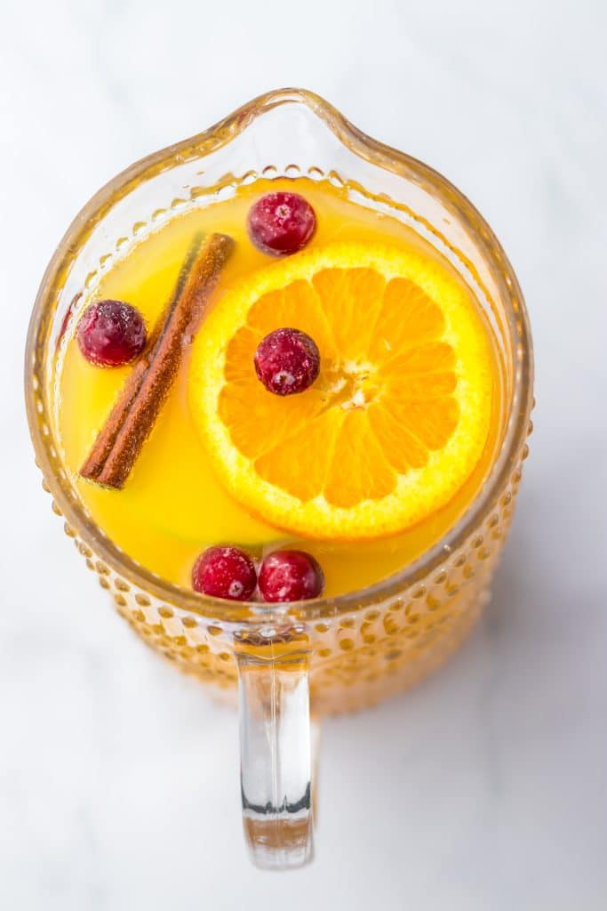 Thanksgiving Punch in pitcher