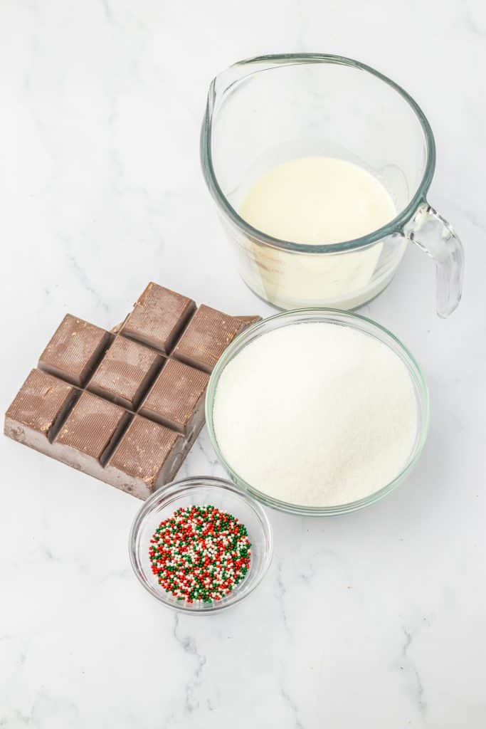 Christmas Caramel Cups ingredients
