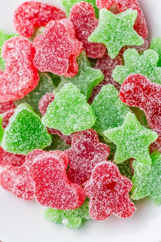 Christmas Gumdrops close up