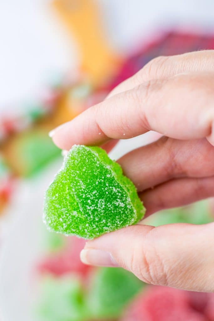 Christmas Gumdrops in hand