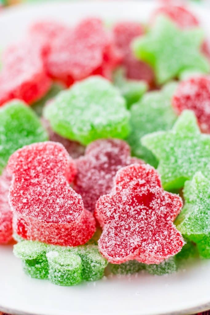 Christmas Gumdrops close up