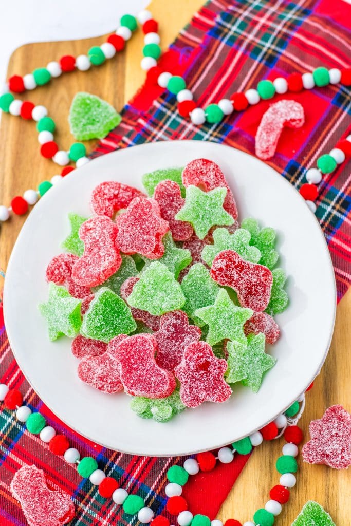 Christmas Gumdrops plated