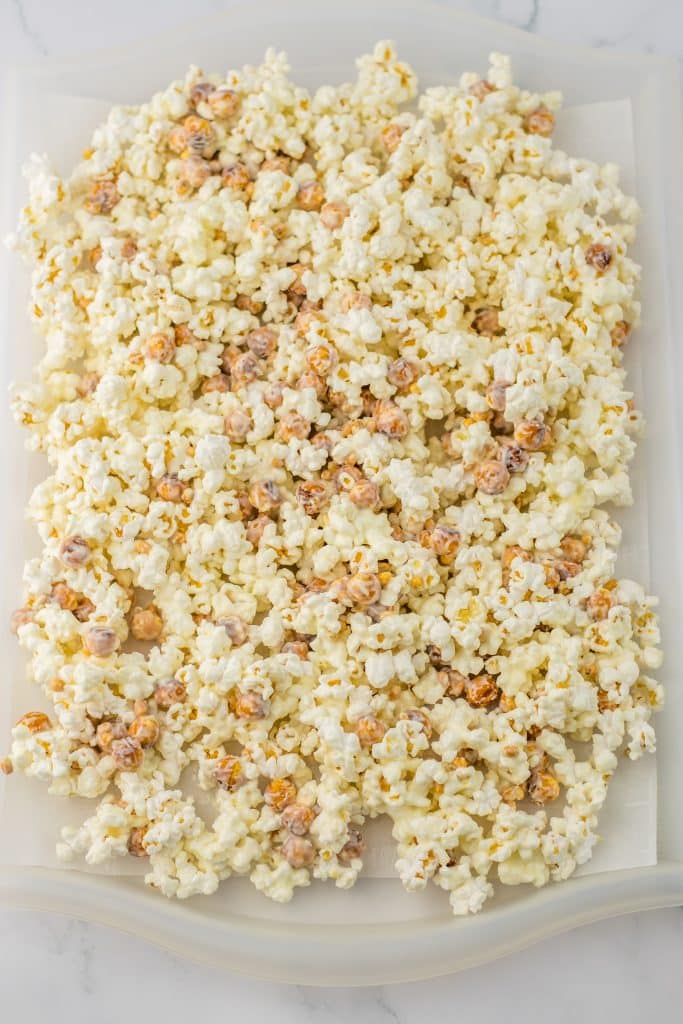 Christmas Popcorn mixed together
