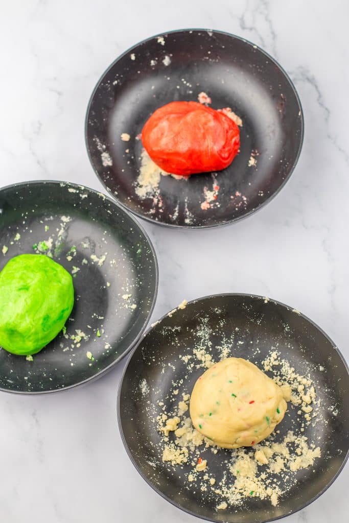 Mini Christmas Cookies dough