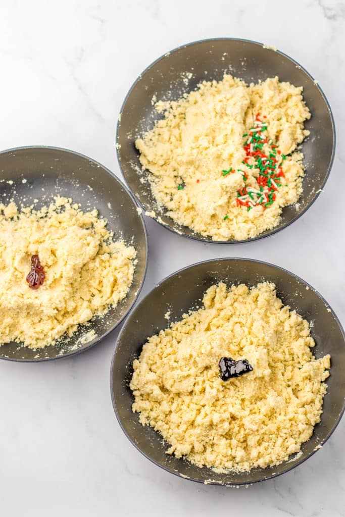 Mini Christmas Cookies batter