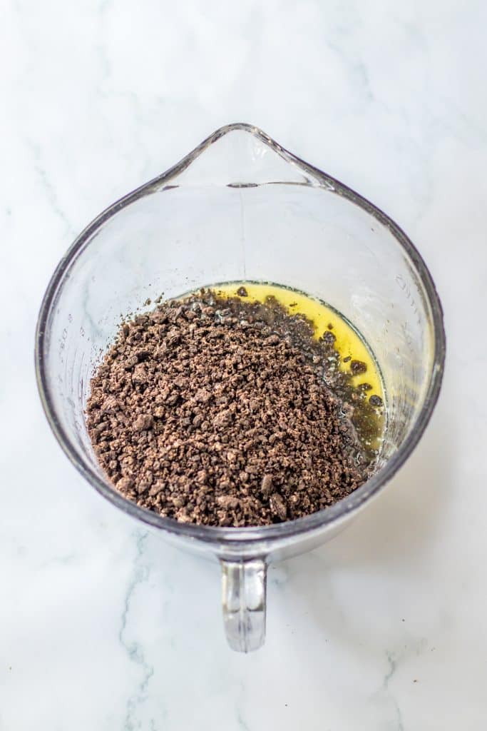 No Bake Hot Chocolate Lush crust mix