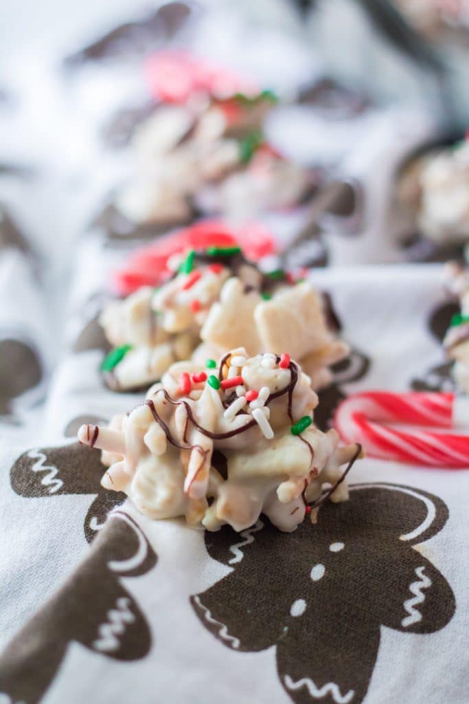 Peppermint Crockpot Candy close up