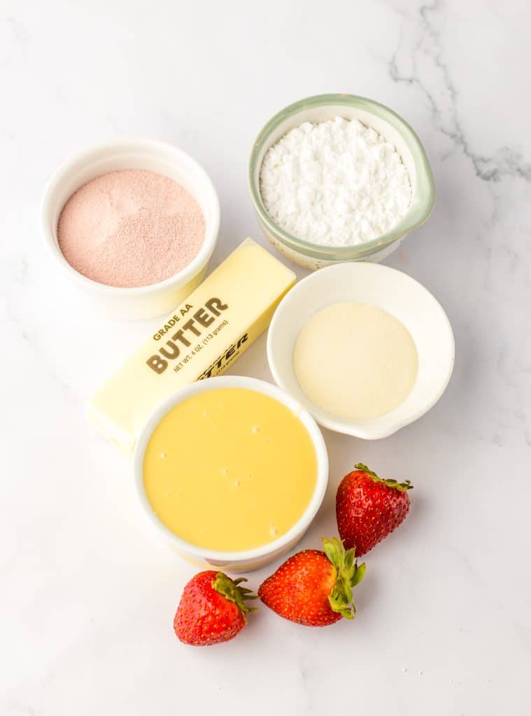 Santa Hat Jello Shots ingredients