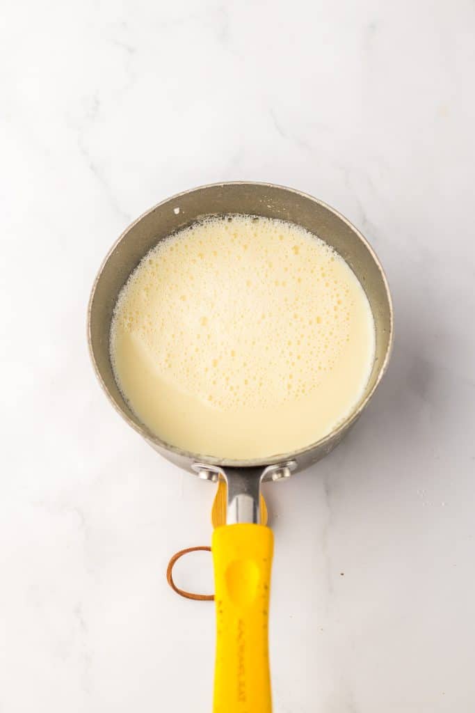 Santa Hat Jello Shots jello in pot